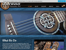 Tablet Screenshot of lacuna-acousticart.com